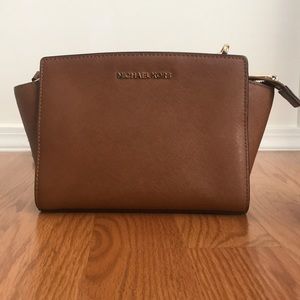 Michael Kors Selma Mini Saffiano Leather Crossbody